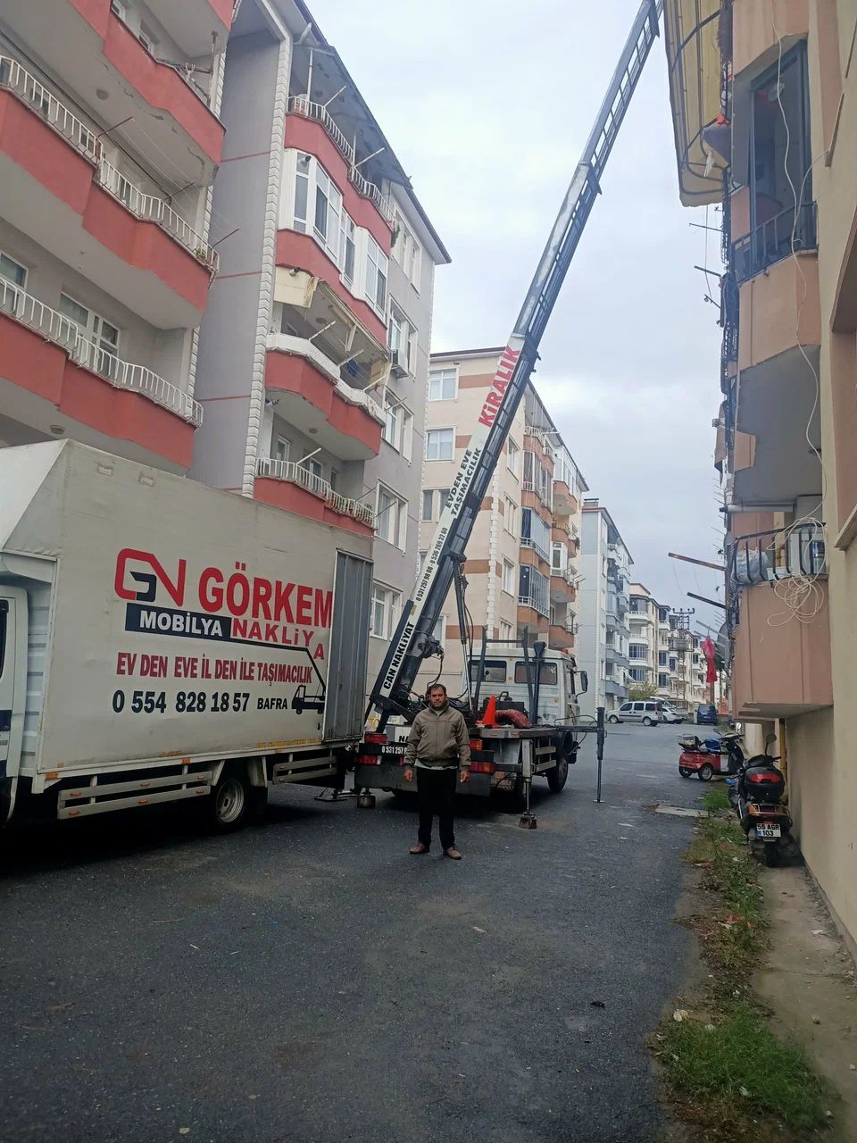 Bafra Görkem Nakliyat saha çalışması